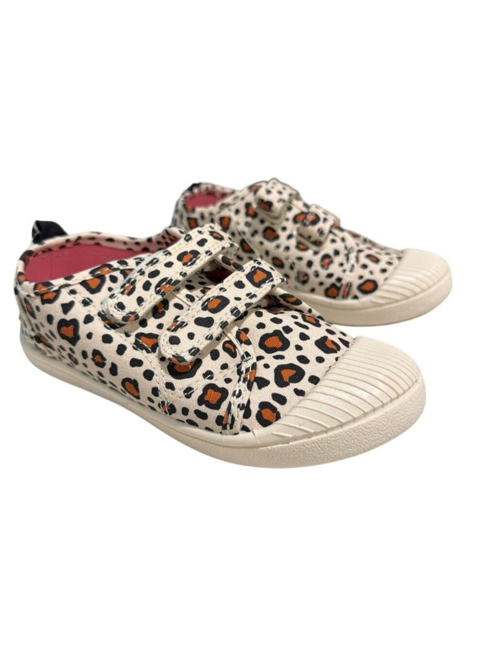 New Leopard Print Kids Canvas Shoes Size 12 Girls